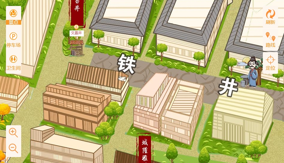 阿荣智慧景区：手绘地图与语音导览的完美融合